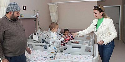 Evi yanan aileye ve çocuklarına Başkan Kocagöz sahip çıktı