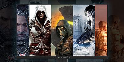 Excalibur kitaplardan uyarlanan oyunlara ışık tutuyor