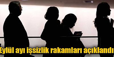 Eylül ayı işsizlik rakamları açıklandı