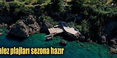 Falez plajları sezona hazır