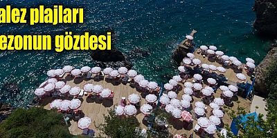 Falez plajları sezonun gözdesi