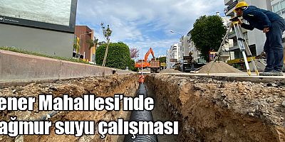 Fener Mahallesi’nde yağmur suyu çalışması