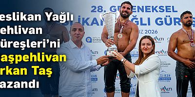 Feslikan Yağlı Pehlivan Güreşleri'ni Başpehlivan Erkan Taş kazandı
