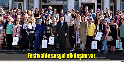 Festivalde sosyal etkileşim var
