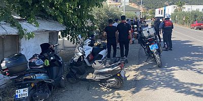 Finike'de motosiklet operasyonu
