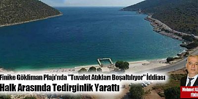 Finike Gökliman Plajı'nda 