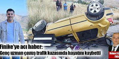 Finike'ye acı haber: Genç uzman çavuş trafik kazasında hayatını kaybetti