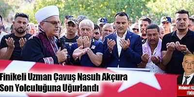 Finikeli Uzman Çavuş Nasuh Akçura Son Yolculuğuna Uğurlandı