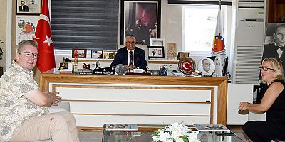 Finlandiya’lı Başkan’dan Başkan Topaloğlu’na ziyaret 