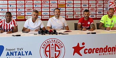 Fraport TAV Antalyaspor’da 3 imza daha