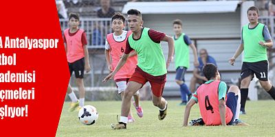 FTA Antalyaspor Futbol Akademisi Seçmeleri başlıyor!
