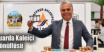 Fuarda Kaleiçi gönüllüsü