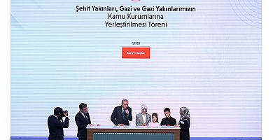 Gaziler Günü vesilesiyle 571 şehit yakını, gazi ve gazi yakınının kamuya ataması yapılacak