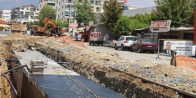 Gazipaşa’da su baskınlarına karşı alt yapı güçleniyor 