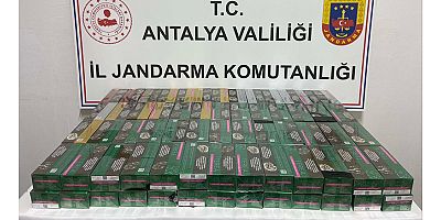 Gazipaşa İlçesinde Kaçak Sigara Operasyonu