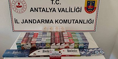 Gazipaşa İlçesinde Kaçak Tütün ve Sigara Operasyonu