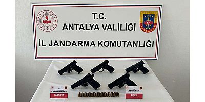 Gazipaşa İlçesinde Ruhsatsız Tabanca Operasyonu