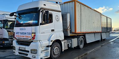 GEBKİM OSB depremzedeler için seferber oldu