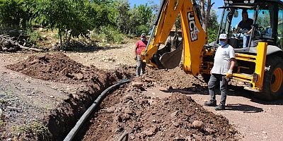 Gedelme Yaylası’na damlama sulama hattı çekildi
