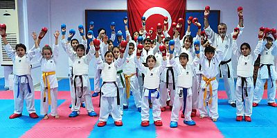 Geleceğin karatecileri yetişiyor