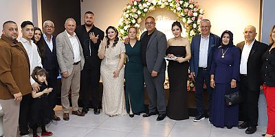 Genç çiftin yüzüklerini Başkan Topaloğlu taktı