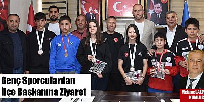 Genç Sporculardan İlçe Başkanına Ziyaret