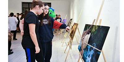 Geri dönüşüm sergisi açıldı