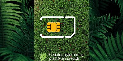 Geri dönüşümlü plastikten üretilen eko-sim kartlar Vodafone mağazalarında kullanıma sunuldu