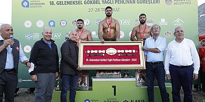 Gökbel'in başpehlivanı Enes Doğan oldu