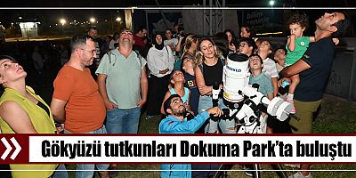 Gökyüzü tutkunları Dokuma Park’ta buluştu