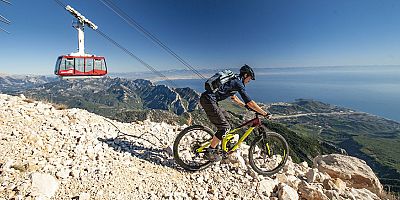 Gökyüzünden denize dağ bisikleti deneyimi!