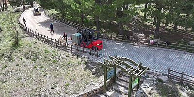 Gölcük Tabiat Parkı’nda ve ulaşım yollarında dönüşüm devam ediyor