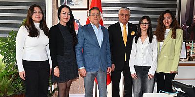 Göynük Fen Lisesi’nden Başkan Topaloğlu’na ziyaret 