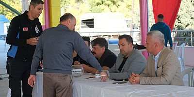 Göynük kapalı pazar yerinde kuralar çekildi