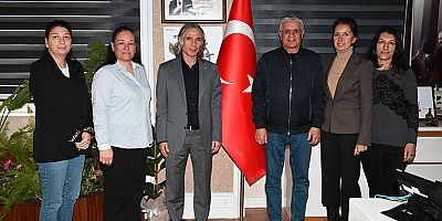 Göynük Ortaokulu’ndan Başkan Topaloğlu’na ziyaret 