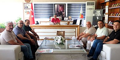 Göynük Taksiden Başkan Topaloğlu’na ziyaret 