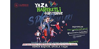 GSB Spor Okulları kapılarını gençlere açıyor