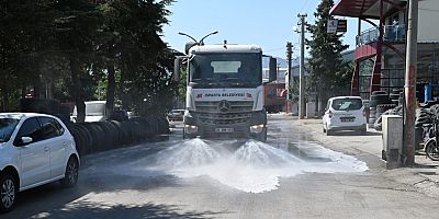 Gül Küçük Sanayi Sitesinde detaylı temizlik yapıldı
