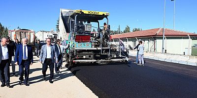 Gül Küçük Sanayi Sitesine giriş ve çıkışları güvenli hale getirecek yolda sona gelindi