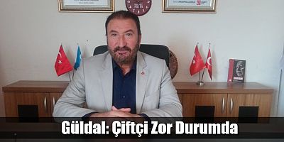 Güldal: Çiftçi Zor Durumda!