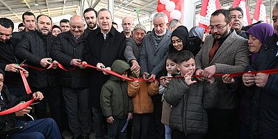 Gülistan Kapalı Pazar Alanı hizmete açıldı