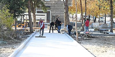 Gülistan Mahallesi’nde park ve yaşam alanı çalışmaları devam ediyor