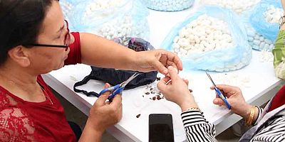 Güllerpınarı El Sanatları Kurs Merkezi'nde ilk kurslar başladı