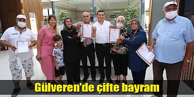 Gülveren'de çifte bayram