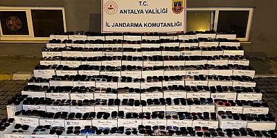 Gümrük Kaçağı 10 bin adet güneş gözlüğü ele geçirildi
