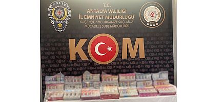 Kepez ve Muratpaşa İlçelerinde Gümrük Kaçağı Sigara ve Sahte Alkol Ele Geçirildi