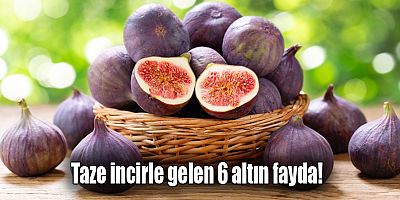 Günde 1 adet taze incir tüketirseniz...