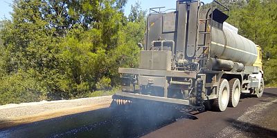 Gündoğmuş Karadere grup yoluna sathi asfalt