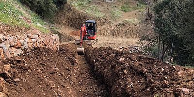 Gündoğmuş Kayabükü’nde yol ve içme suyu çalışması