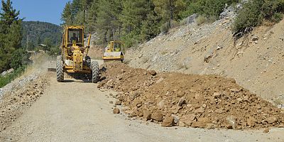 Gündoğmuş Köprülü Yayla Yolunda Stabilize Çalışması